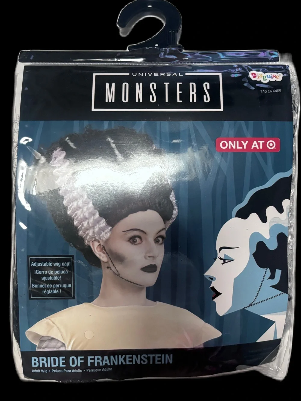 Bride of Frankenstein WIG Halloween Costume Accessory Universal Monsters